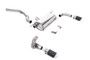 Non-Resonated (Louder) GPF/OPF-Back Exhaust System with Carbon Jet-90 Trims