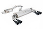 Audi S3 8V.2 Sportback - Resonated (Quieter) GPF/OPF-Back Exhaust System with Quad Round Cerakote Black Trims