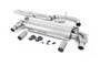 Audi RS3 8V - Non-Resonated (Louder) Cat-Back Exhaust System with Burnt Titanium Oval Trims