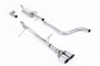 Ford Fiesta MK8 1.0T ST Line (Non GPF Models) - Non-Resonated (Louder) Cat-Back Exhaust System with Twin GT-90 Polished Trims