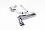 VW Golf MK7.5 1.5TSI Evo GT & R-Line - Resonated (Quieter) Cat-Back Exhaust System with Burnt Titanium Trims (GTD Style)
