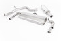 VW Golf MK7.5 GTI (TCR & Performance Pack - GPF Models) - Resonated (Quieter) Cat-Back Exhaust System with JET-100 Carbon