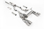BMW F80 M3/F82 M4 - GPF / OPF Back Road Exhaust System with Titanium GT-90 Trims