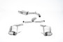 Seat Leon ST Cupra 300 (GPF Models) - Cat-Back Exhaust System with Polished Quad GT-80 Trims - EC Approved