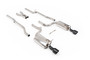 Audi S4 B6 - Non-Resonated (Louder) Cat-Back Exhaust System with Jet-100 Cerakote Black Trims