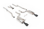 Audi S4 B6 - Non-Resonated (Louder) Cat-Back Exhaust System with GT-100 Cerakote Black Trims