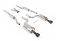 Audi S4 B6 - Resonated (Quieter) Cat-Back Exhaust System with Jet-100 Cerakote Black Trims