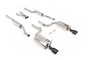 Audi A4 V6/S4 V8 B6 - Resonated (Quieter) Cat-Back Exhaust System with GT-100 Cerakote Black Trims