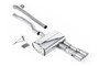 Mini Cooper S F55 (LCI Only) - GPF Bypass - Non Resonated (Louder) Cat-Back Exhaust System with Titanium GT-90 Trims