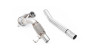 VW Polo GTI 2.0 TSI (AW - 5 Door/Non GPF Models) - Non-Resonated Downpipe and Race Cat for Milltek Cat Back
