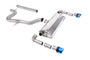 Seat Leon Cupra R 310ps - Non-Resonated (Louder) Cat-Back Exhaust System with GT-100 Burnt Titanium Trims