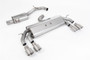 VW Golf R MK7.5 2.0 TSI 310ps (Non GPF Models & 76mm systems) - Non-Valved & Resonated (Quieter) Cat-Back Race Exhaust System with Titanium GT-100 Round Tips
