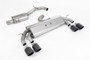 VW Golf R MK7.5 2.0 TSI 310ps (Non GPF Models & 76mm systems) - Non-Valved & Resonated (Quieter) Cat-Back Race Exhaust System with Carbon JET-100 Round Tips