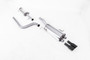 Ford Fiesta MK7 ST 1.6 - Resonated (quieter) Cat Back Exhaust System with GT-80 Black Tips