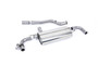 OPF Back Exhaust System with Brushed Titanium Tips