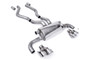 BMW G20/21 M340i & G22 M440i - OPF Back Exhaust System with Quad GT-100 Polished Trims