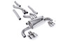 BMW G20/21 M340i & G22 M440i - Cat-Back Exhaust System with Quad GT-100 Polished Trims