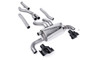 BMW G20/21 M340i & G22 M440i - Cat-Back Exhaust System with Quad GT-100 Black Trims