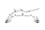 Skoda Octavia vRS 2.0 TSI 245ps (GPF & Post Facelift Models) - Resonated (Quieter) Cat Back Exhaust System - Uses OE Tips