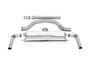 VW Golf GTI Mk8 - 80mm OPF/GPF Back Exhaust System with Burnt Titanium GT-115 Trims