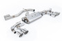 Audi S3 8Y Sportback GPF models - 80mm Non-Resonated (Louder) Cat-Back Exhaust System with Polished Trims