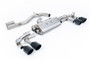 Audi S3 8Y Sportback GPF models - 80mm Non-Resonated (Louder) Cat-Back Exhaust System with Cerakote Black Trims