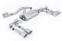 Audi S3 8Y - Part-Resonated Cat-Back Exhaust System with GT-115 Brushed Titanium Tips