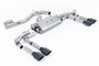 Audi S3 8Y - Part-Resonated Cat-Back Exhaust System with Cerakote Black Oval Trims