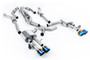 Audi S8 D5 V8 - Resonated (Quieter) OPF-Back Exhaust System with GT-115 Burnt Titanium Trims