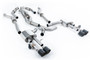 Audi S8 D5 V8 - Resonated (Quieter) OPF-Back Exhaust System with JET-115 Carbon Trims