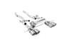 BMW G8X M3/M4 - Axle Back Exhaust System with GT-115 Brushed Titanium Trims