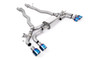 BMW M5 F90 - OPF/GPF Back System with Burnt/Blue Titanium GT-100 Trims - ECE Approved