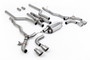 BMW M5 F90 (GPF Equipped) - Cat Back Exhaust System with Brushed Titanium GT-100 Trims