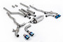 BMW M5 F90 (GPF Equipped) - Cat Back Exhaust System with Burnt/Blue Titanium GT-100 Trims