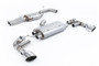 Audi TTRS MK3 Quattro - 80mm Resonated (Quieter) Cat-Back Exhaust System with Polished Trims