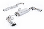 Audi TTRS MK3 Quattro - 80mm Non-Resonated Cat-Back Exhaust System with Polished Trims