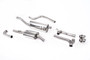 Ford Fiesta MK8 1.0T ST Line (Non GPF Models) Dual Outlets - Resonated (Quieter) Dual Outlet Exhaust System with Polished