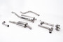 Ford Fiesta MK8 1.0T ST Line (Non GPF Models) Dual Outlets - Resonated (Quieter) Dual Outlet Exhaust System Brushed Titanium GT-100 Trims (Requires Maxton Diffuser)