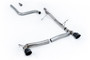 Ford Fiesta MK8 1.0T ST Line (Dual Outlets) - GPF/OPF Back Non-Resonated (Louder) with Cerakote Black GT-100 Trims