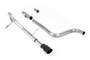 Ford Fiesta MK8 1.0T ST Line (GPF Models) - Non-Resonated (Louder) GPF/OPF Back with Cerakote Black GT-90 Trim