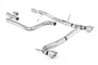 Ford Fiesta MK8 1.0T ST Line (GPF Models) Dual Outlets - Non-Resonated (Louder) GPF/OPF Back with Brushed Titanium GT-100