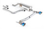 Ford Fiesta MK8 1.0T ST Line (GPF Models) Dual Outlets - Resonated (Quieter) GPF/OPF Back with Burnt/Blue Titanium GT-100 Trims (Requires Maxton Diffuser)
