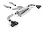 Particulate Filter Back Exhaust System with Quad GT-100 Cerakote Black Trims