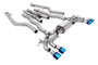 BMW M5 F90 LCI (GPF Equipped) - Cat Back Exhaust System with Burnt/Blue Titanium GT-100 Trims