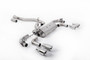 VW Golf R Mk7.5 - 80mm / 3.15 inch Valved Non Resonated (Louder) Race System with Polished Trims