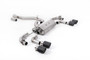 VW Golf R Mk7.5 - 80mm / 3.15 inch Valved Non Resonated (Louder) Race System with Carbon JET-100 Round Tips