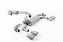 VW Golf R Mk7.5 - 80mm / 3.15 inch Valved Resonated (Quieter) Race System with Titanium GT-100 Round Tips