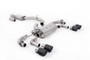 VW Golf R Mk7.5 - 80mm / 3.15 inch Valved Resonated (Quieter) Race System with Carbon JET-100 Round Tips