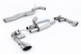 Audi RS3 8V Facelift - 80MM Non-Resonated Race (Loudest) Cat-Back Exhaust System with Titanium Trims