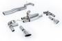 Audi RS3 8V - 80MM Race Non-Resonated (Loudest) Cat-Back Exhaust System with Polished Trims